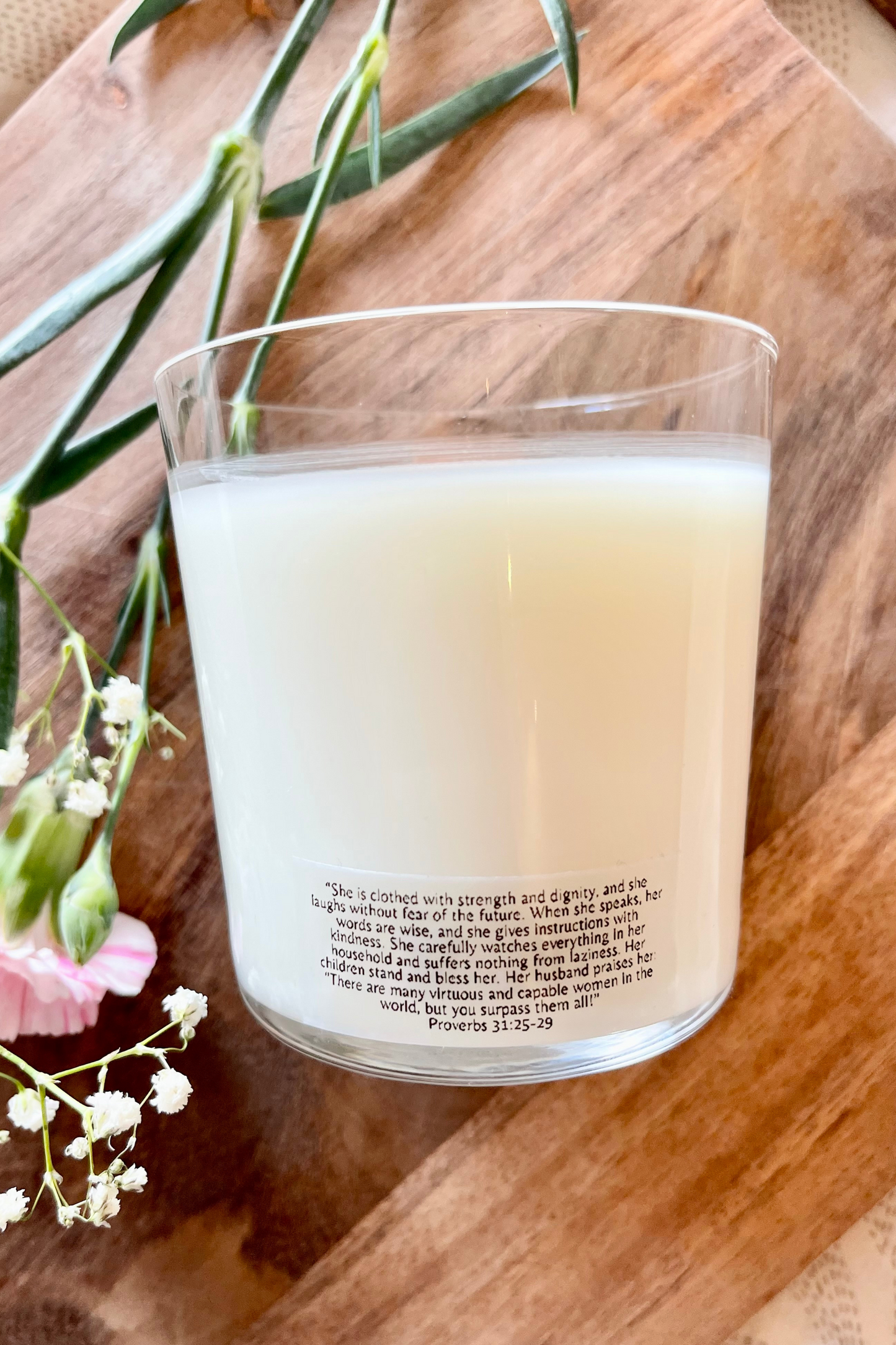 Moederdag Kaars – Sea Salt Orchid (met ‘Grandma’-label)